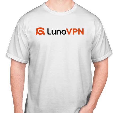 LunoVPN t-shirt front print